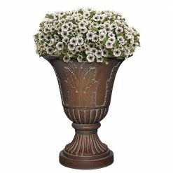 Classic Home & Garden Oakmont 21 in. Aged Bronze Resin Planter 8 Classic Home & Garden Oakmont 21 in. Aged Bronze Resin Planter -Cheap Good Directions Store aged bronze classic home garden plant pots 3 805ab 1 4f 1000