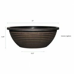 Classic Home & Garden 17 in. Antique Copper Santa Fe Bowl Resin Planter 9 Classic Home & Garden 17 in. Antique Copper Santa Fe Bowl Resin Planter -Cheap Good Directions Store antique copper classic home garden plant pots 5601d 174pb 1f 1000