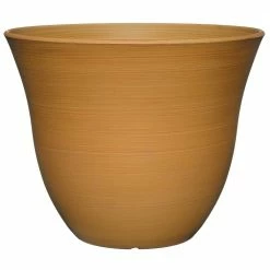 Classic Home & Garden Honeysuckle 15 in. Bamboo Resin Planter