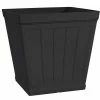 Classic Home & Garden Hanover 14 in. Black Resin Beadboard Self-Watering Square Planter 2 Classic Home & Garden Hanover 14 in. Black Resin Beadboard Self-Watering Square Planter -Cheap Good Directions Store black beadboard classic home garden plant pots hd1423d 001s 64 1000