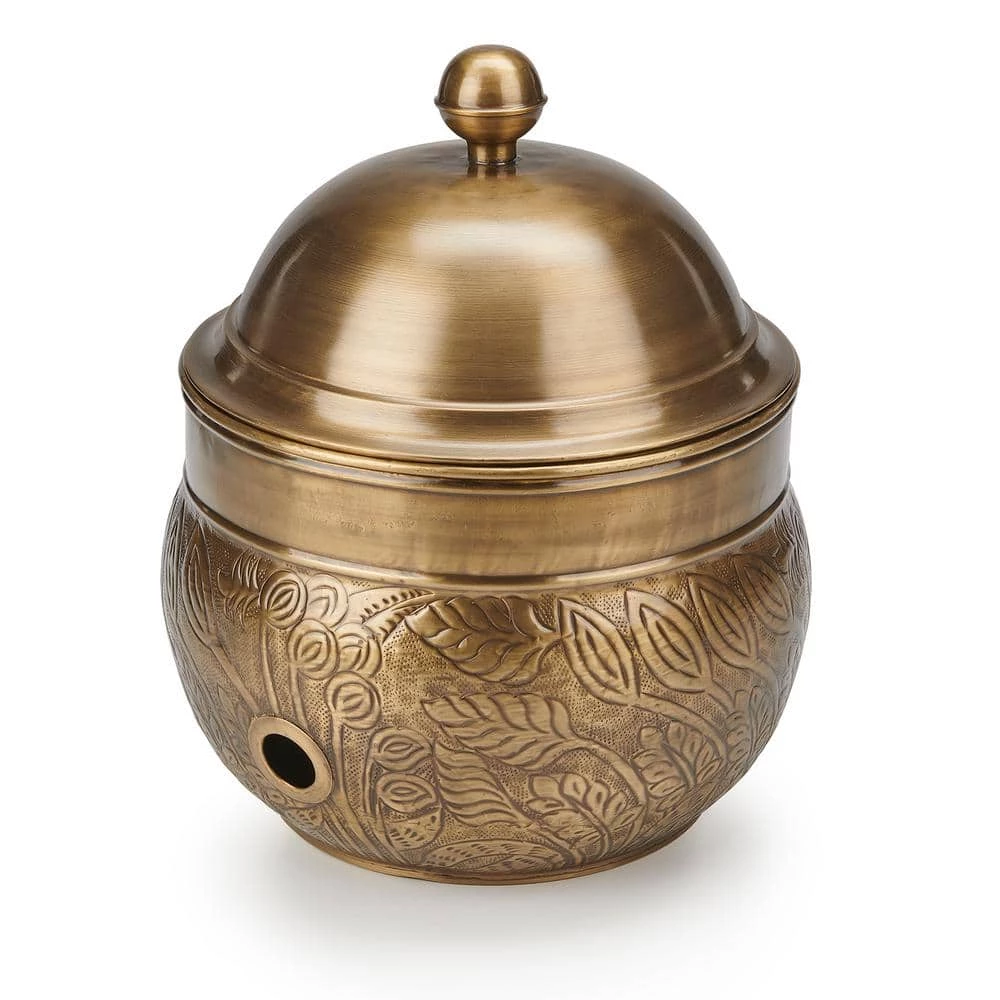 Brass Key West Hose Pot with Lid - by Good Directions 7 Brass Key West Hose Pot with Lid - by Good Directions - Image 6