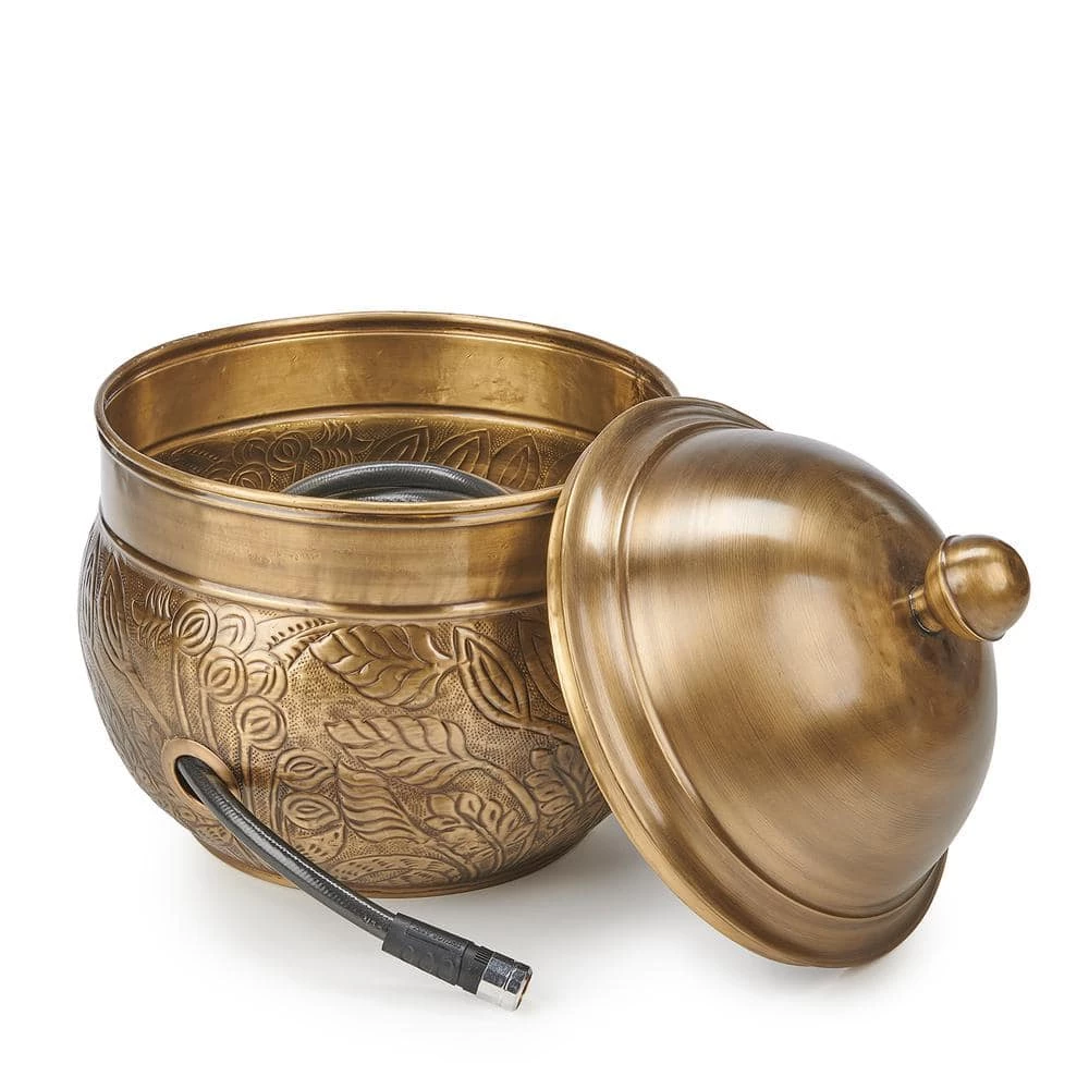 Brass Key West Hose Pot with Lid - by Good Directions 6 Brass Key West Hose Pot with Lid - by Good Directions - Image 5