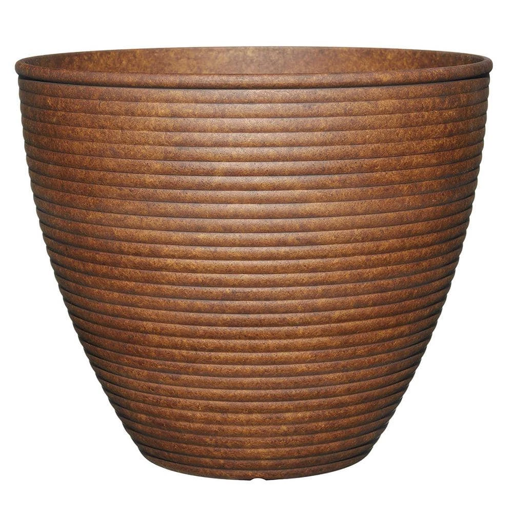 Classic Home & Garden 13 in. Burnished Cali Resin Planter 3 Classic Home & Garden 13 in. Burnished Cali Resin Planter