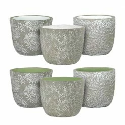 Classic Home & Garden Flora 6 in. Rose Gray Cement Planter with Green Interior 14 Classic Home & Garden Flora 6 in. Rose Gray Cement Planter with Green Interior -Cheap Good Directions Store cement classic home garden plant pots 31012 096 fa 1000