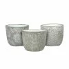 Classic Home & Garden Flora 6 in. Gray Cement Planters with White Interior Assorted (Set of 3) 1 Classic Home & Garden Flora 6 in. Gray Cement Planters with White Interior Assorted (Set of 3) -Cheap Good Directions Store cement classic home garden plant pots 31013 089 64 1000