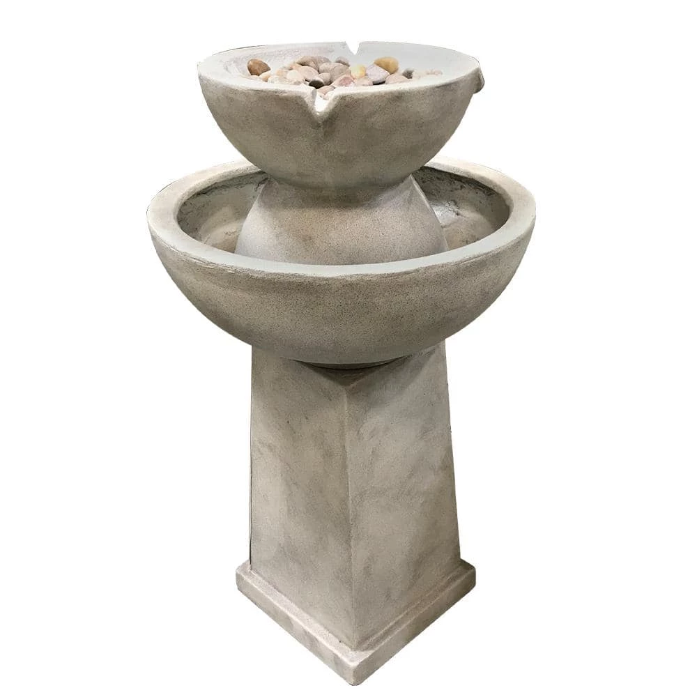 Classic Home & Garden Yorkshire Zinc Cement Fountain 3 Classic Home & Garden Yorkshire Zinc Cement Fountain