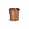 Good Directions Unique 9 in. Steel Riveted Copper Planter for Outdoor or Indoor Use, Garden, Deck, and Patio