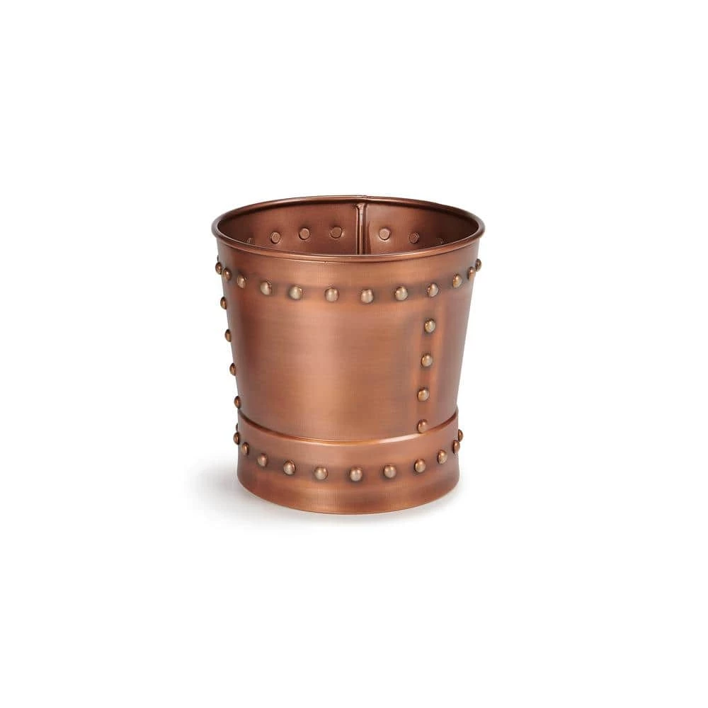 Good Directions Unique 9 in. Steel Riveted Copper Planter for Outdoor or Indoor Use, Garden, Deck, and Patio 3 Good Directions Unique 9 in. Steel Riveted Copper Planter for Outdoor or Indoor Use, Garden, Deck, and Patio