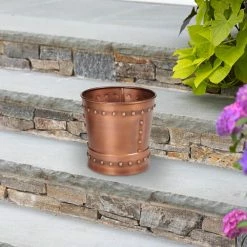 Good Directions Unique 9 in. Steel Riveted Copper Planter for Outdoor or Indoor Use, Garden, Deck, and Patio 5 Good Directions Unique 9 in. Steel Riveted Copper Planter for Outdoor or Indoor Use, Garden, Deck, and Patio -Cheap Good Directions Store copper good directions plant pots p9c c3 1000