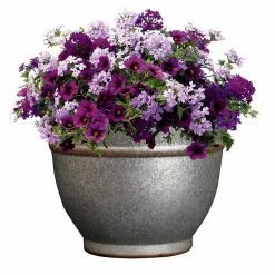 Classic Home & Garden 12 in. Distressed Galvanized Alena Resin Planter 8 Classic Home & Garden 12 in. Distressed Galvanized Alena Resin Planter -Cheap Good Directions Store distressed galvanized classic home garden plant pots 10512d 531r 4f 1000