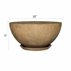 Classic Home & Garden 10 in. Earth Rosie Bowl Resin Planter -Cheap Good Directions Store earth classic home garden plant pots 9010d 188t 1f 1000