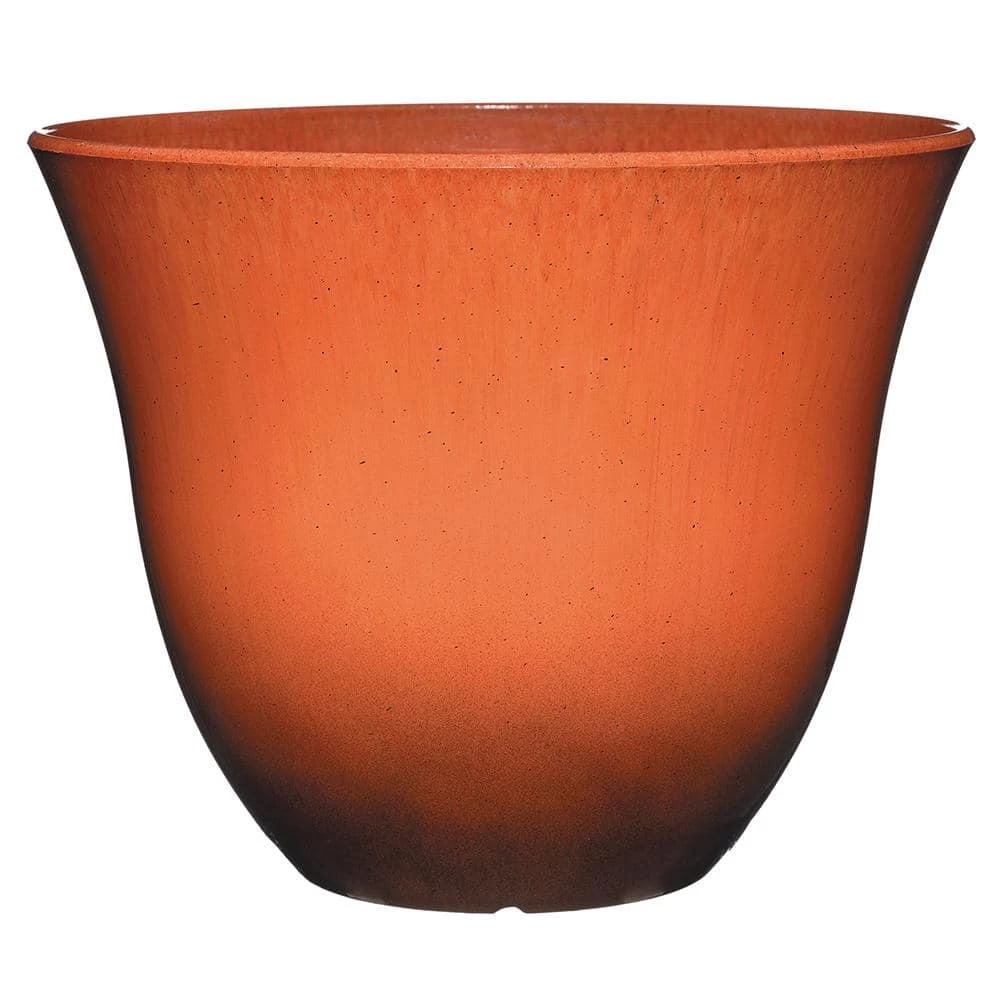Classic Home & Garden Honeysuckle 13 in. Ember Resin Planter 3 Classic Home & Garden Honeysuckle 13 in. Ember Resin Planter