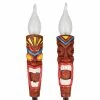 Exhart Tiki LED Flameless Torch on an Automatic Timer 1.7 ft. Multi-Color Resin Garden Stakes (2-Pack) 2 Exhart Tiki LED Flameless Torch on an Automatic Timer 1.7 ft. Multi-Color Resin Garden Stakes (2-Pack) -Cheap Good Directions Store exhart decorative garden stakes 06159 rs 64 1000