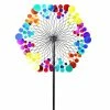 Exhart 24 in. Giant Kinetic Starry Night Garden Stake
