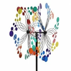Exhart 24 in. Giant Kinetic Starry Night Garden Stake 18 Exhart 24 in. Giant Kinetic Starry Night Garden Stake -Cheap Good Directions Store exhart decorative garden stakes 11085 rs 76 1000