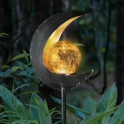 Exhart Solar Lunar Torch 3.1 ft. Bronze Metal Garden Stake 17 Exhart Solar Lunar Torch 3.1 ft. Bronze Metal Garden Stake -Cheap Good Directions Store exhart decorative garden stakes 12514 rs 31 1000