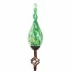 Exhart Solar Pearlized Twist Flame 3.0 ft. Green Metal Garden Stake 2 Exhart Solar Pearlized Twist Flame 3.0 ft. Green Metal Garden Stake -Cheap Good Directions Store exhart decorative garden stakes 13153 rs 64 1000