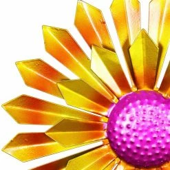 Exhart Flower 2.99 ft. MultiColor Metal Garden Stakes (3-Pack) -Cheap Good Directions Store exhart decorative garden stakes 13379 rs 76 1000