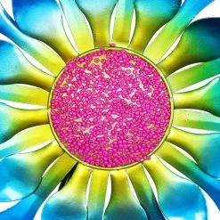 Exhart Flower 2.99 ft. MultiColor Metal Garden Stakes (3-Pack) -Cheap Good Directions Store exhart decorative garden stakes 13379 rs fa 1000