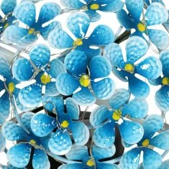 Exhart Solar Hydrangea 1.77 ft. Teal Metal Garden Stake 14 Exhart Solar Hydrangea 1.77 ft. Teal Metal Garden Stake -Cheap Good Directions Store exhart decorative garden stakes 14183 rs 4f 1000