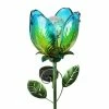 Exhart Solar Flower 2.98 ft. Blue Metal Garden Stake 1 Exhart Solar Flower 2.98 ft. Blue Metal Garden Stake -Cheap Good Directions Store exhart decorative garden stakes 14687 rs 64 1000
