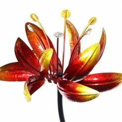 Exhart Four Flower Spinner 6.21 ft. MultiColor Metal Garden Stake 14 Exhart Four Flower Spinner 6.21 ft. MultiColor Metal Garden Stake -Cheap Good Directions Store exhart decorative garden stakes 15423 rs 44 1000