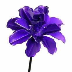 Exhart Spinning Rose 3.25 ft. Purple Metal Garden Stake 12 Exhart Spinning Rose 3.25 ft. Purple Metal Garden Stake -Cheap Good Directions Store exhart decorative garden stakes 15758 rs 4f 1000