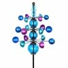 Exhart Triple Wind Spinner 4.0 ft. Blue Metal Garden Stake 1 Exhart Triple Wind Spinner 4.0 ft. Blue Metal Garden Stake -Cheap Good Directions Store exhart decorative garden stakes 16656 rs 64 1000