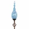 Exhart Solar Pearlized Twist Flame 3.0 ft. Teal Metal Garden Stake -Cheap Good Directions Store exhart decorative garden stakes 16736 rs 64 1000
