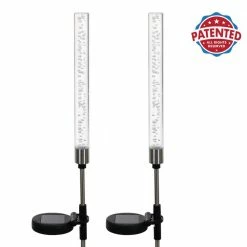 Exhart Solar Bubble Stick 2.81 ft. MultiColor Plastic Garden Stakes 2-Pack 15 Exhart Solar Bubble Stick 2.81 ft. MultiColor Plastic Garden Stakes 2-Pack -Cheap Good Directions Store exhart decorative garden stakes 17749 rs fa 1000