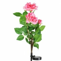 Exhart Solar Rose Bunch 2.69 ft. Pink Plastic Garden Stake 16 Exhart Solar Rose Bunch 2.69 ft. Pink Plastic Garden Stake -Cheap Good Directions Store exhart decorative garden stakes 19588 rs 44 1000