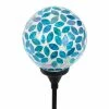 Exhart Solar Mosaic Ball 2.79 ft. Blue Plastic Garden Stake 1 Exhart Solar Mosaic Ball 2.79 ft. Blue Plastic Garden Stake -Cheap Good Directions Store exhart decorative garden stakes 19597 rs 64 1000