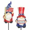 Exhart Patriotic USA Gnome 0.95 ft. Patriotic USA Resin Garden Stakes 2-Pack 1 Exhart Patriotic USA Gnome 0.95 ft. Patriotic USA Resin Garden Stakes 2-Pack -Cheap Good Directions Store exhart decorative garden stakes 50088 rs 64 1000