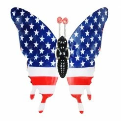 Exhart WindyWings in Butterfly, Hummingbird Whirligig and Eagle 2.46 ft. Patriotic USA Plastic Garden Stakes 3-Pack -Cheap Good Directions Store exhart decorative garden stakes 50231 rs 1f 1000