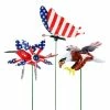 Exhart WindyWings in Butterfly, Hummingbird Whirligig and Eagle 2.46 ft. Patriotic USA Plastic Garden Stakes 3-Pack 1 Exhart WindyWings in Butterfly, Hummingbird Whirligig and Eagle 2.46 ft. Patriotic USA Plastic Garden Stakes 3-Pack -Cheap Good Directions Store exhart decorative garden stakes 50231 rs 64 1000