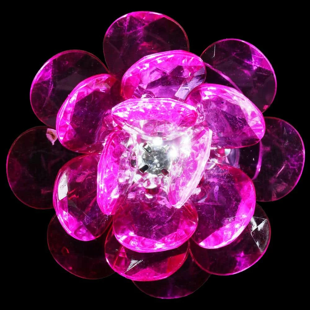 Exhart Solar Mini Flower 1.3 ft. Multicolor Plastic Garden Stakes 4-Pack 10 Exhart Solar Mini Flower 1.3 ft. Multicolor Plastic Garden Stakes 4-Pack - Image 8