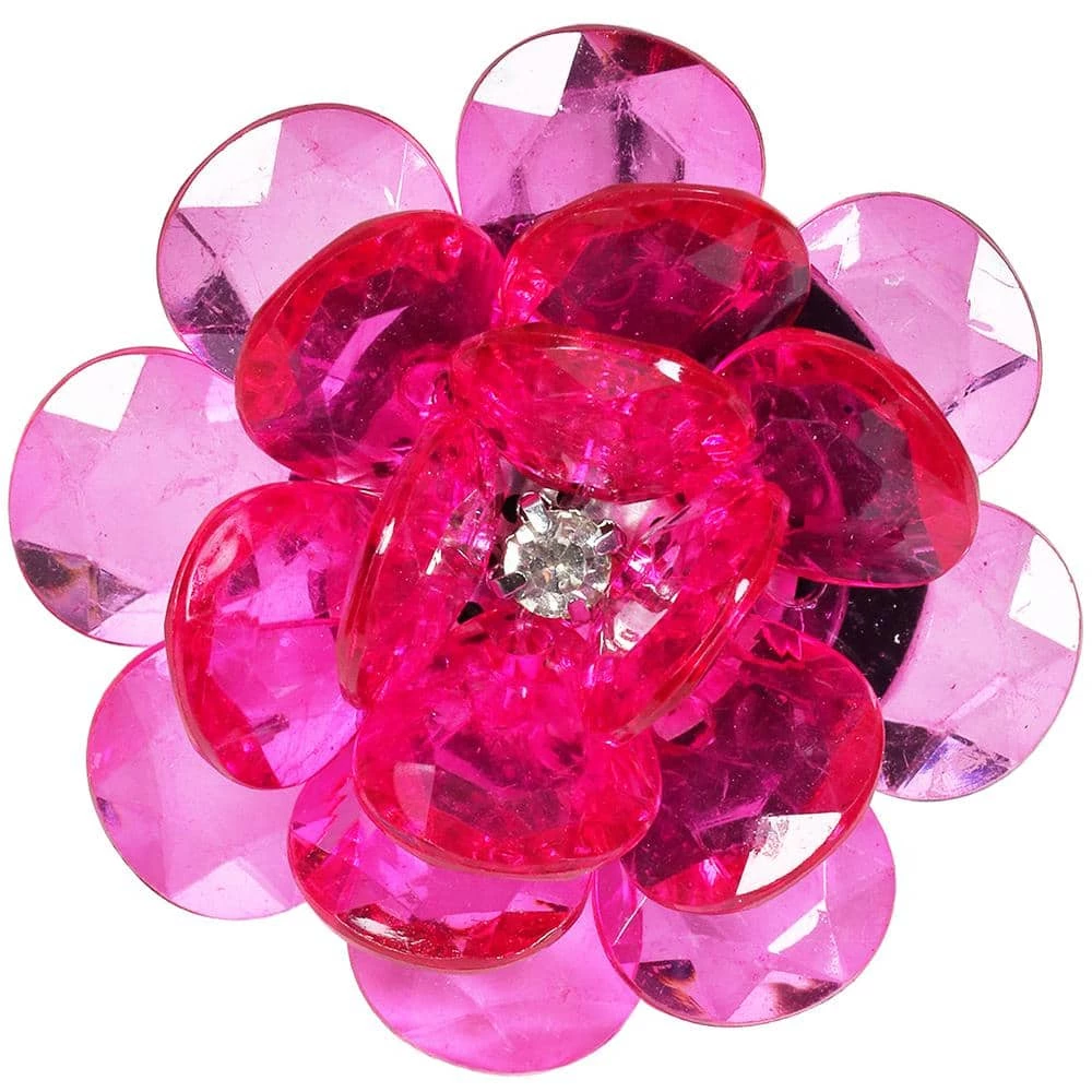 Exhart Solar Mini Flower 1.3 ft. Multicolor Plastic Garden Stakes 4-Pack 4 Exhart Solar Mini Flower 1.3 ft. Multicolor Plastic Garden Stakes 4-Pack - Image 2