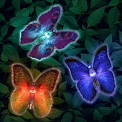 Exhart 2.02 ft. Solar Fiber Optic Butterfly Assortment with Color Changing LEDs Multi-Color Plastic Plant Stakes (3-Pack) 14 Exhart 2.02 ft. Solar Fiber Optic Butterfly Assortment with Color Changing LEDs Multi-Color Plastic Plant Stakes (3-Pack) -Cheap Good Directions Store exhart decorative garden stakes 55148 rs a0 1000