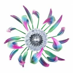Exhart Solar Spinning Flower with LED Crackle Ball 3.48 ft. Blue Metal Garden Stake 12 Exhart Solar Spinning Flower with LED Crackle Ball 3.48 ft. Blue Metal Garden Stake -Cheap Good Directions Store exhart decorative garden stakes 71582 rs a0 1000