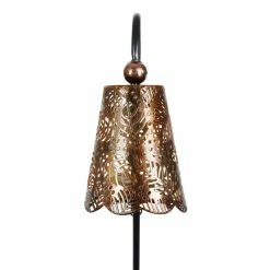 Exhart 2.95 ft. Bronze Metal Garden Stake Solar Filigree Shade with Leaf Pattern 11 Exhart 2.95 ft. Bronze Metal Garden Stake Solar Filigree Shade with Leaf Pattern -Cheap Good Directions Store exhart decorative garden stakes 72732 rs 1f 1000