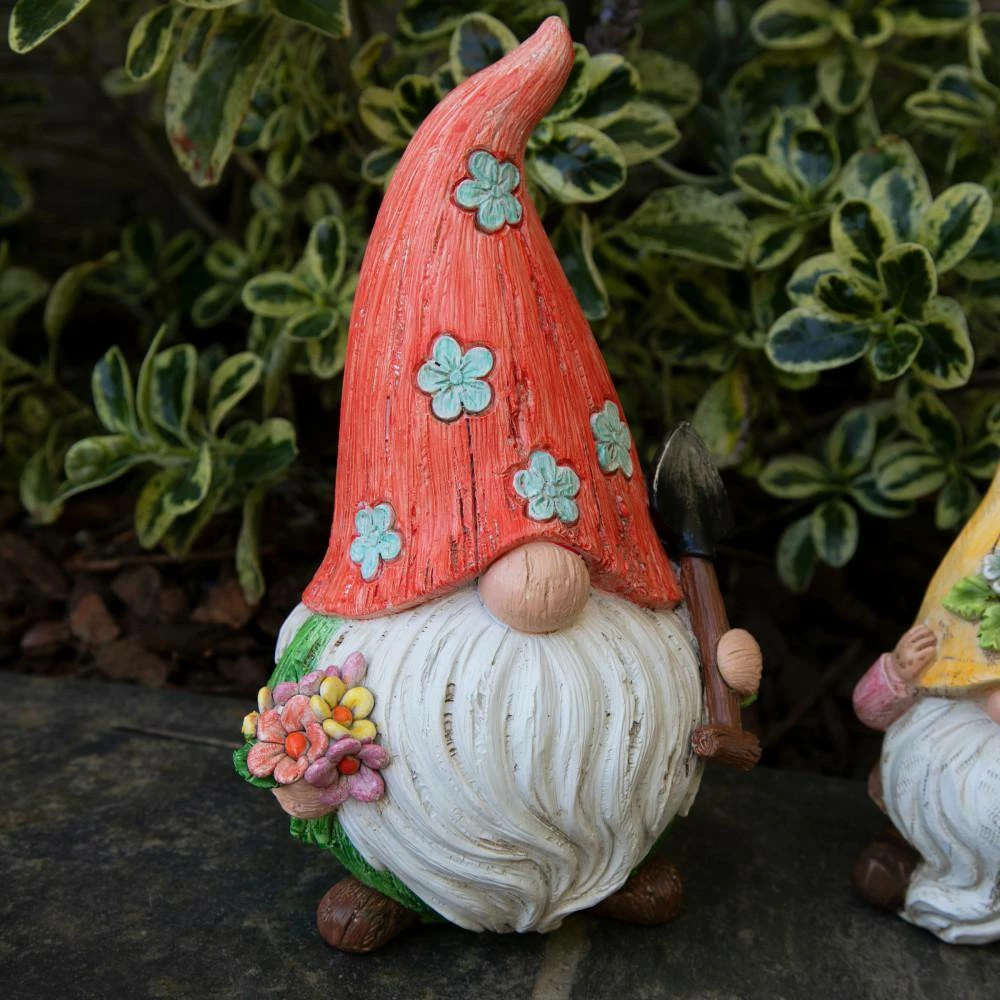 Exhart 5.77 ft. Stamped Double Pinwheel Kinetic Flower Garden Spinner Multi-Color Metal Garden Stake 9 Exhart 5.77 ft. Stamped Double Pinwheel Kinetic Flower Garden Spinner Multi-Color Metal Garden Stake - Image 7