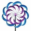 Exhart 6.42 ft. Double Kinetic Garden Spinner Multi-Color Metal Garden Stake 1 Exhart 6.42 ft. Double Kinetic Garden Spinner Multi-Color Metal Garden Stake -Cheap Good Directions Store exhart decorative garden stakes 72775 rs 64 1000