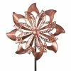 Exhart 6.42 ft. Double Pinwheel Kinetic Tall Spinner Bronze Metal Garden Stake 1 Exhart 6.42 ft. Double Pinwheel Kinetic Tall Spinner Bronze Metal Garden Stake -Cheap Good Directions Store exhart decorative garden stakes 73252 rs 64 1000
