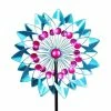 Exhart 5.77 ft. Double Kinetic Garden Spinner Multi-Color Metal Garden Stake 2 Exhart 5.77 ft. Double Kinetic Garden Spinner Multi-Color Metal Garden Stake -Cheap Good Directions Store exhart decorative garden stakes 73647 rs 64 1000