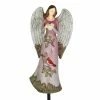 Exhart Solar Hand Painted Angel with Heart and Cardinal 1.53 ft. Multi-Color Resin Garden Stake 2 Exhart Solar Hand Painted Angel with Heart and Cardinal 1.53 ft. Multi-Color Resin Garden Stake -Cheap Good Directions Store exhart decorative garden stakes 74181 rs 64 1000