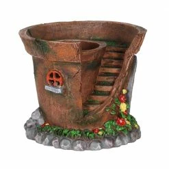 Exhart Solar Fairy House Flower Pot Statue 16 Exhart Solar Fairy House Flower Pot Statue -Cheap Good Directions Store exhart garden statues 12060 rs 40 1000