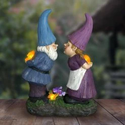 Exhart Solar Smooching Gnome 17 Exhart Solar Smooching Gnome -Cheap Good Directions Store exhart garden statues 13761 rs 31 1000