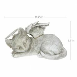 Exhart Solar Sleeping Cat Angel Statue 19 Exhart Solar Sleeping Cat Angel Statue -Cheap Good Directions Store exhart garden statues 14734 rs 1f 1000