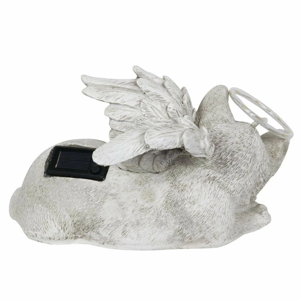 Exhart Solar Sleeping Cat Angel Statue 6 Exhart Solar Sleeping Cat Angel Statue - Image 4