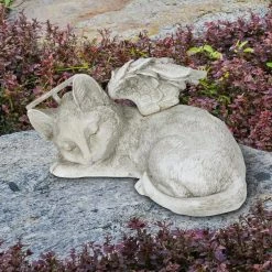 Exhart Solar Sleeping Cat Angel Statue 17 Exhart Solar Sleeping Cat Angel Statue -Cheap Good Directions Store exhart garden statues 14734 rs c3 1000